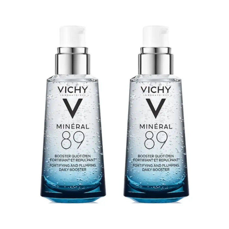 Vichy Minéral 89 Intensiv feuchtigkeitsspendende Gesichtspflege, 2x75 ml