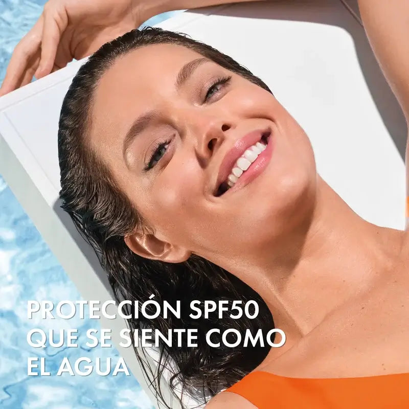 Vichy Solar Uv Aqua Hydrating Fluid Spf50 Mitteltönig, 50 ml