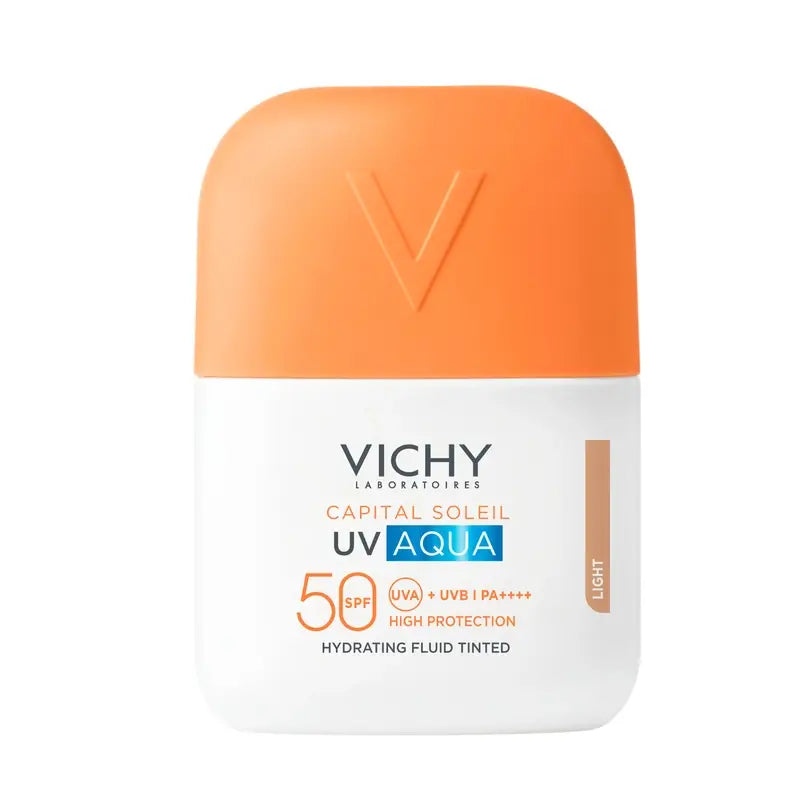 Vichy Solar Uv Aqua Hydrating Fluid Spf50 Heller Ton, 50 ml