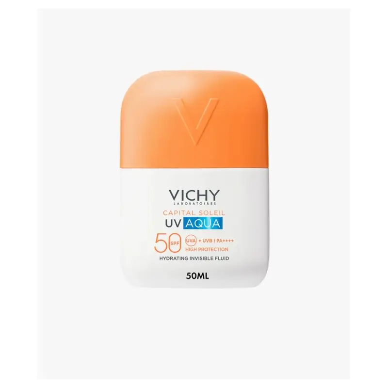 Vichy Solar Uv Aqua Unsichtbares Feuchtigkeitsfluid Spf50 , 50 ml