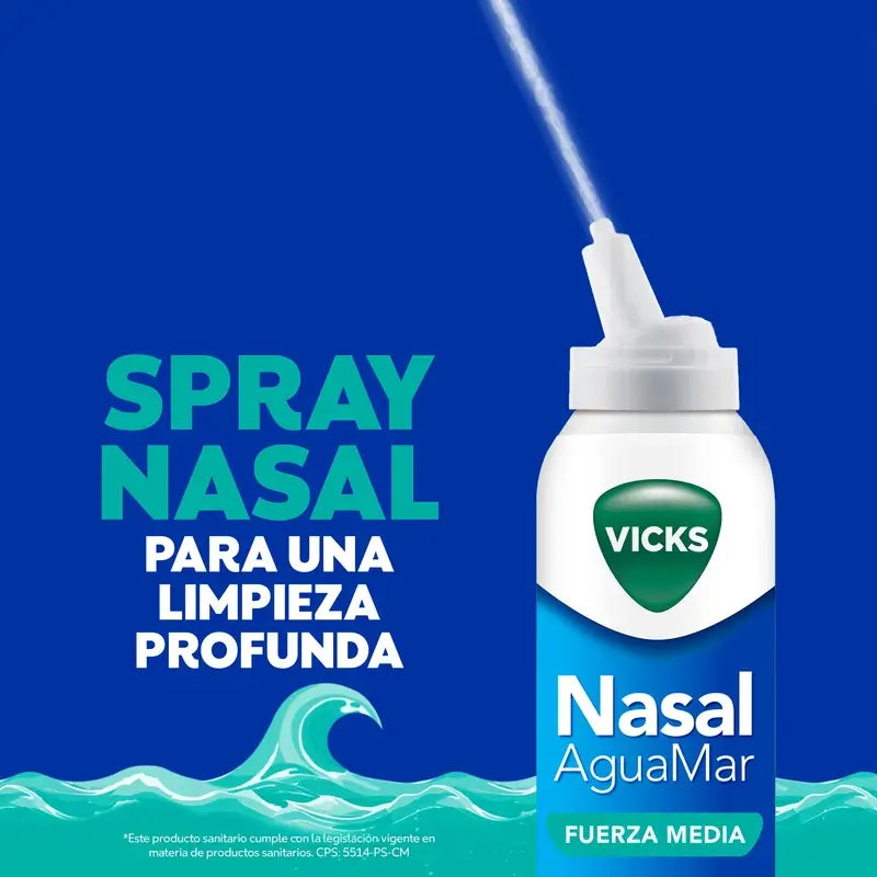 Vicks Nasal Nasenspritze mittlere Stärke, 120 ml
