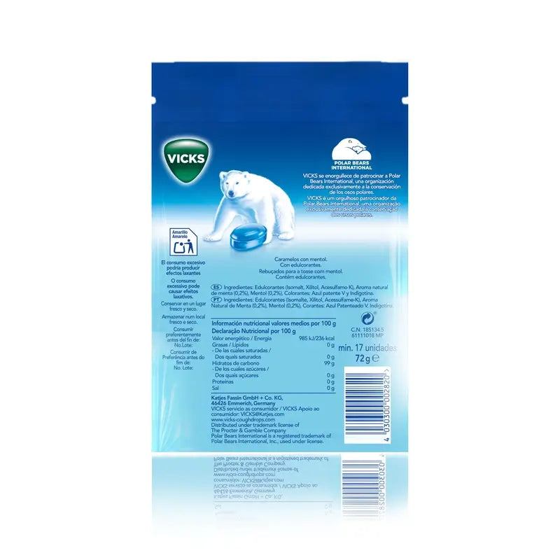 Vicks Vapomentol Bonbons 72 g