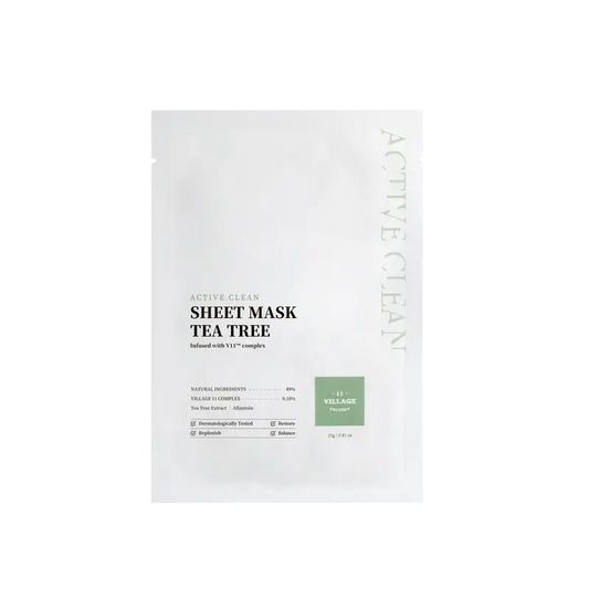 Village 11 Factory Active Clean Sheet Teebaum Maske, 23 g