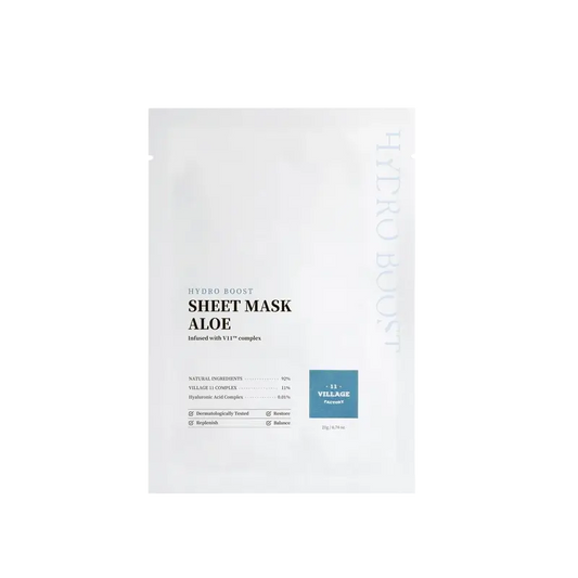 Village 11 Factory Hydro Boost Blatt Aloe Maske, 21 g