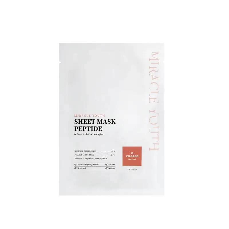 Village 11 Factory Miracle Youth Blatt Peptid Maske, 23g
