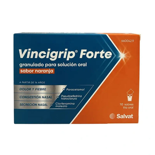 Vincigrip Forte Lösung zum Einnehmen Orange 10 Portionsbeutel