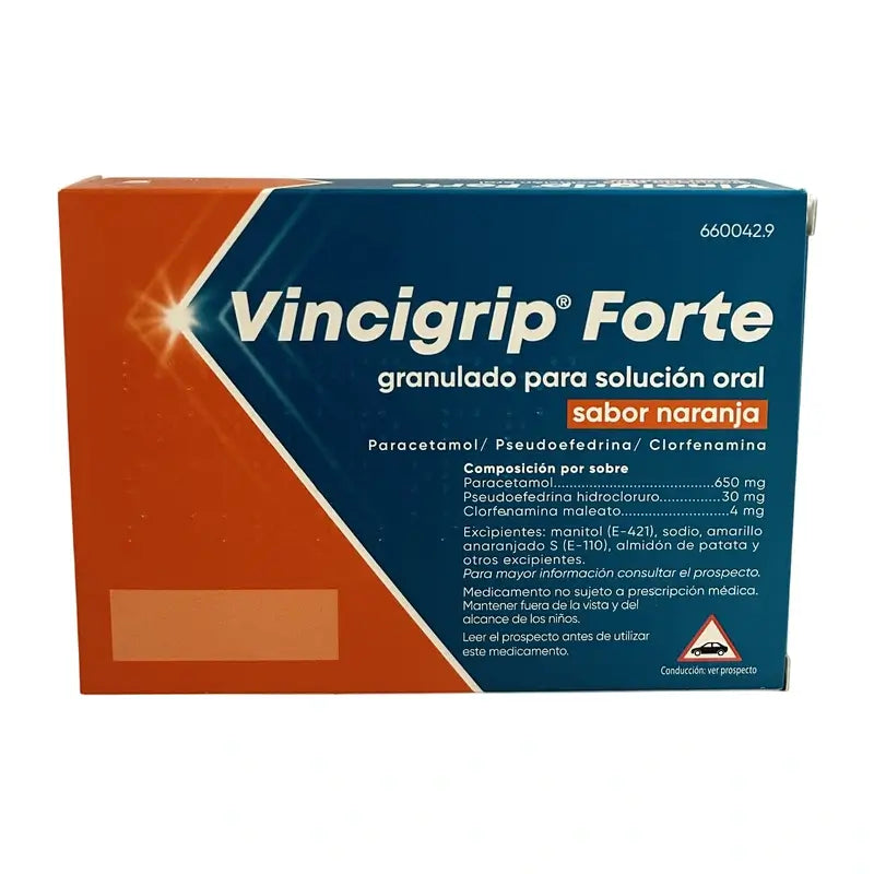 Vincigrip Forte Lösung zum Einnehmen Orange 10 Portionsbeutel