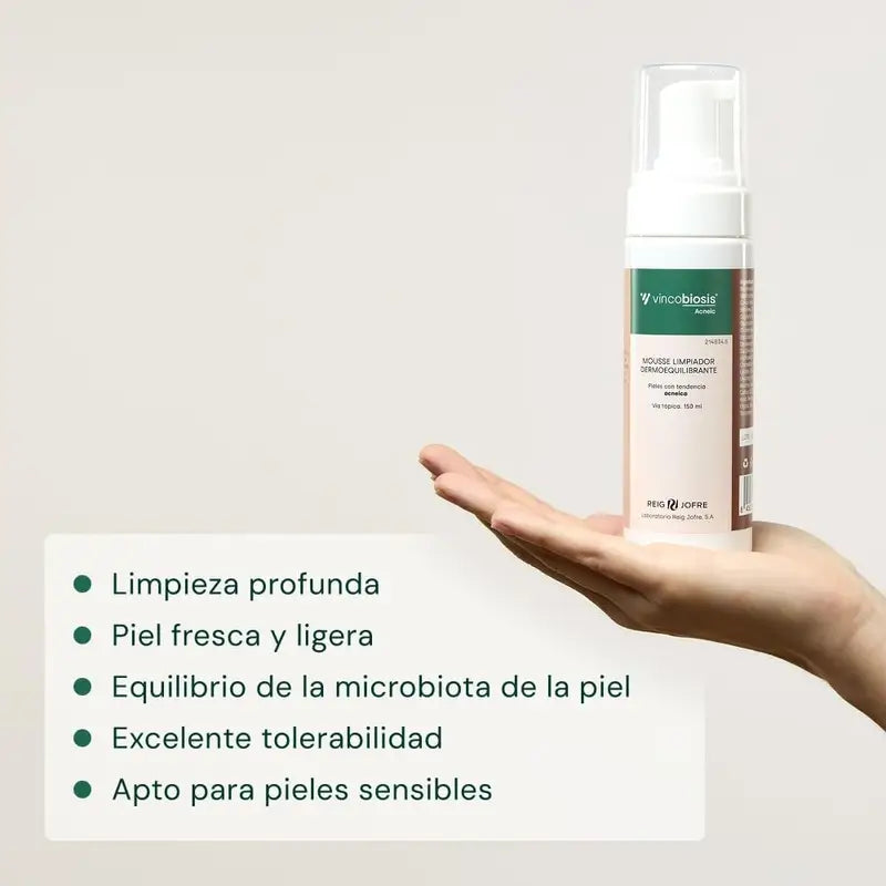 Vincobiosis Dermo-balancierendes Reinigungsmousse , 150 ml