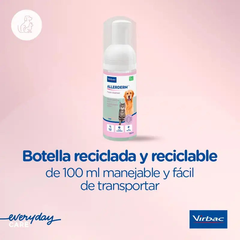 Virbac Allerderm No Rinse-Reinigungsschaum, 100 ml