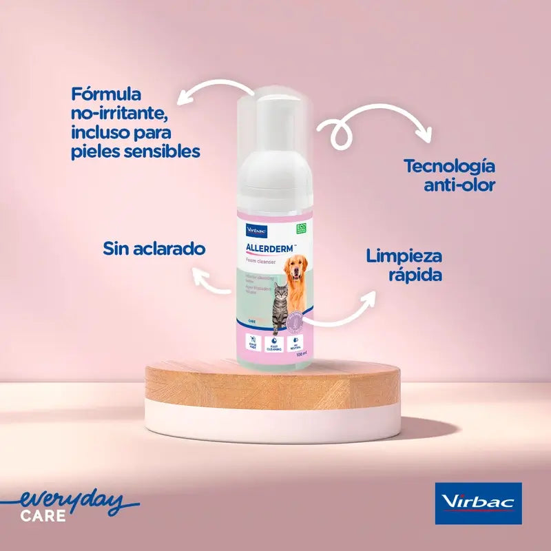 Virbac Allerderm No Rinse-Reinigungsschaum, 100 ml