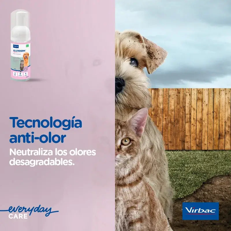 Virbac Allerderm No Rinse-Reinigungsschaum, 100 ml