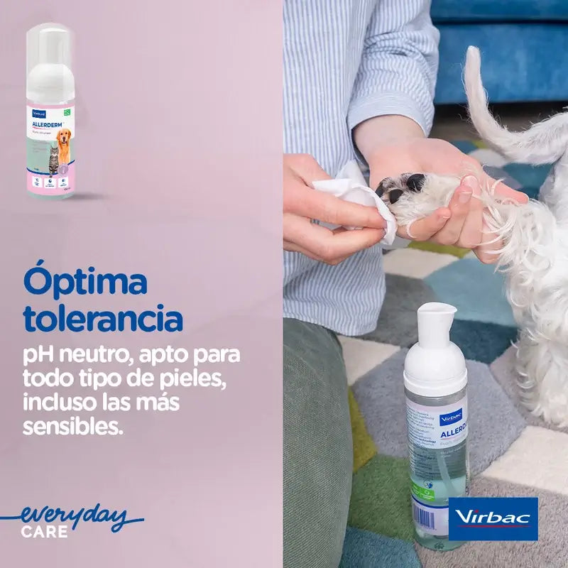 Virbac Allerderm No Rinse-Reinigungsschaum, 100 ml