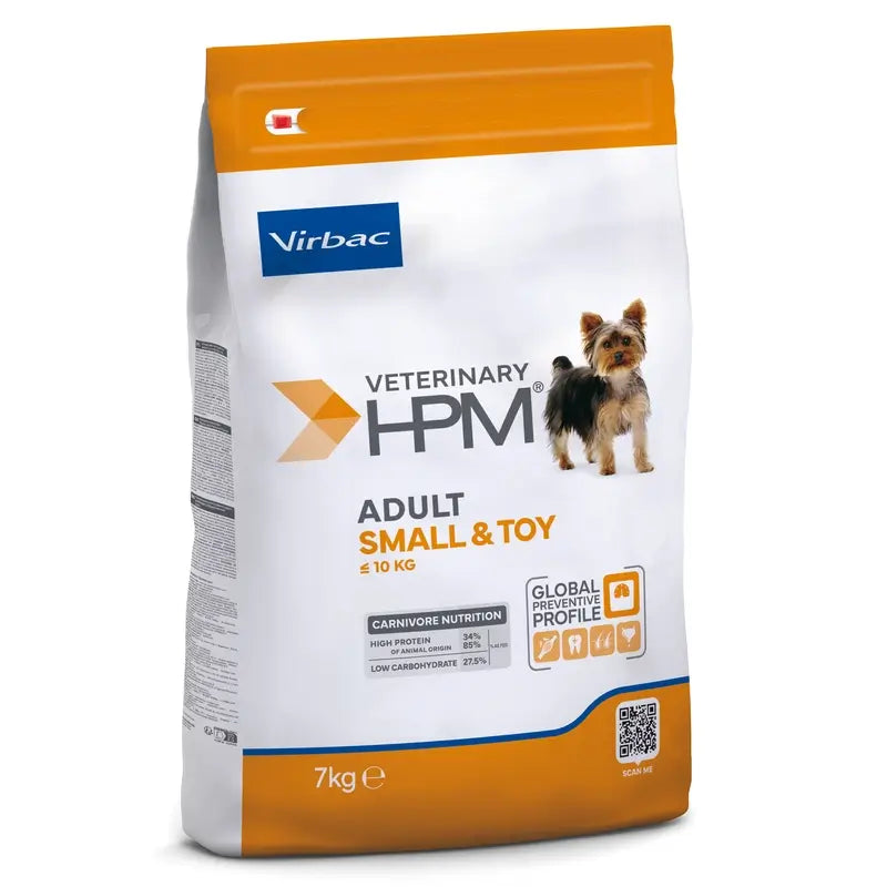 Virbac Hpm Adult Dog Small & Toy 7kg, Hundefutter für Hunde
