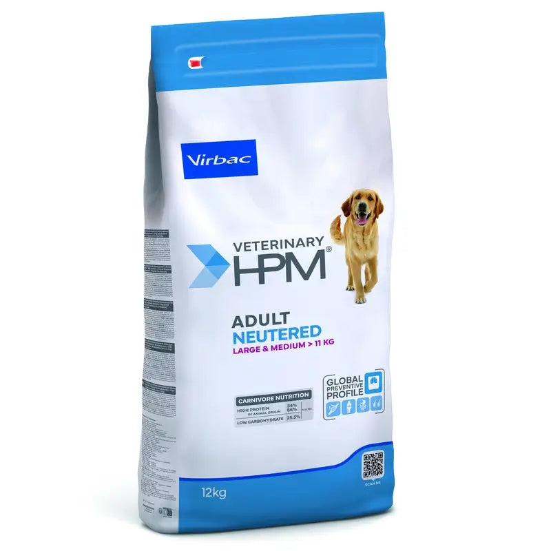 Virbac Hpm Adult Neutered Large & Medium Dogs 12Kg Hundefutter, Hundefutter