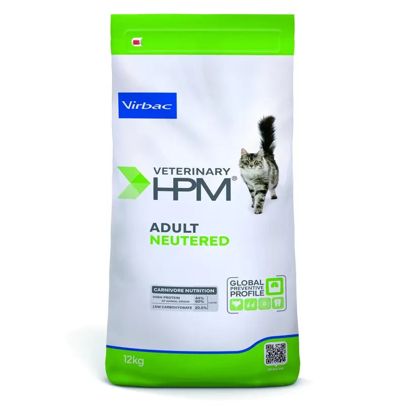 Virbac Hpm Feline Adult Neutered 12Kg, Katzenfutter