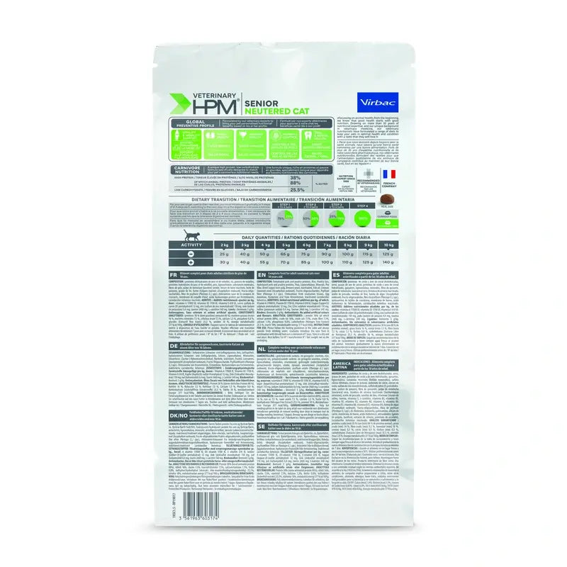 Virbac Hpm Feline Senior Neutered 1,5Kg, Katzenfutter