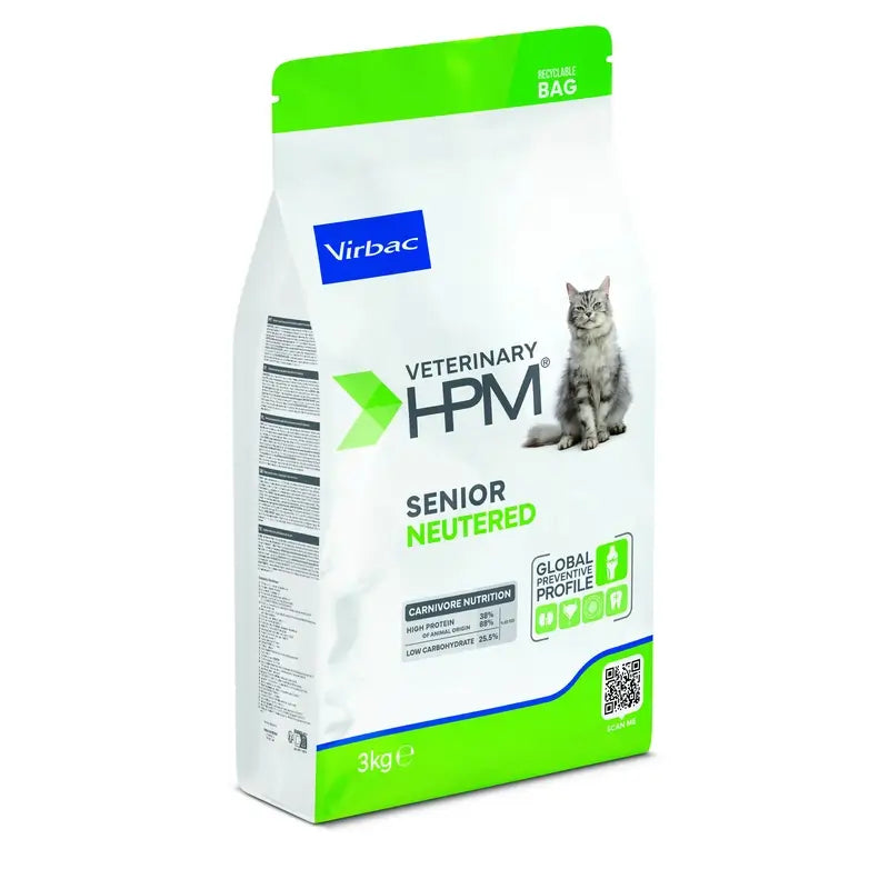 Virbac Hpm Senior Neutered Cat Neutered Cat Food 3 Kg, Katzenfutter