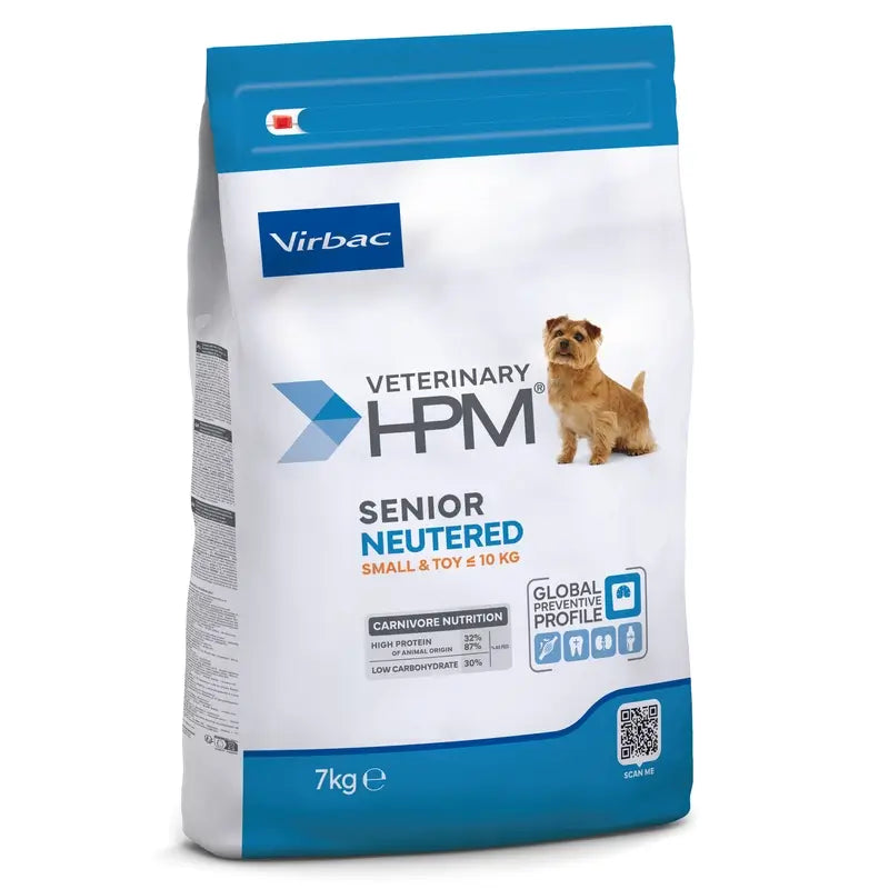 Virbac Hpm Senior Dog Neutered Small & Toy 7kg, Hundefutter für Hunde