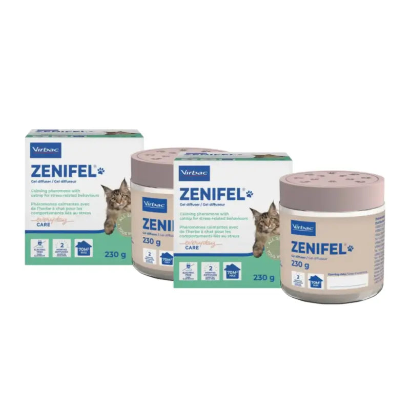 Virbac Zenifel Diffusor-Gel für Katzen, 2er-Pack à 230 g