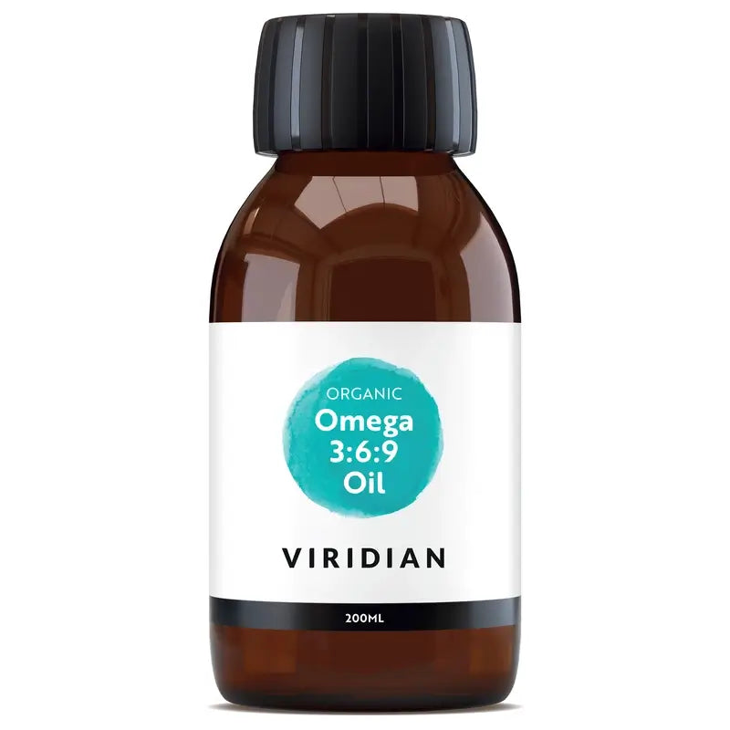 Viridian Omega 3-6-9 Öl 200Ml. Vegan