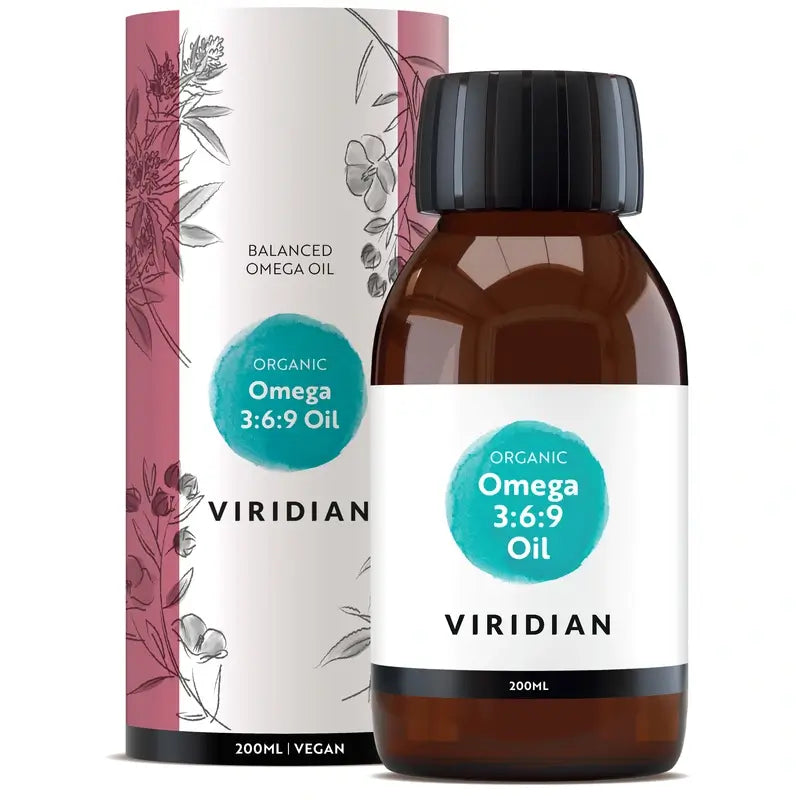 Viridian Omega 3-6-9 Öl 200Ml. Vegan