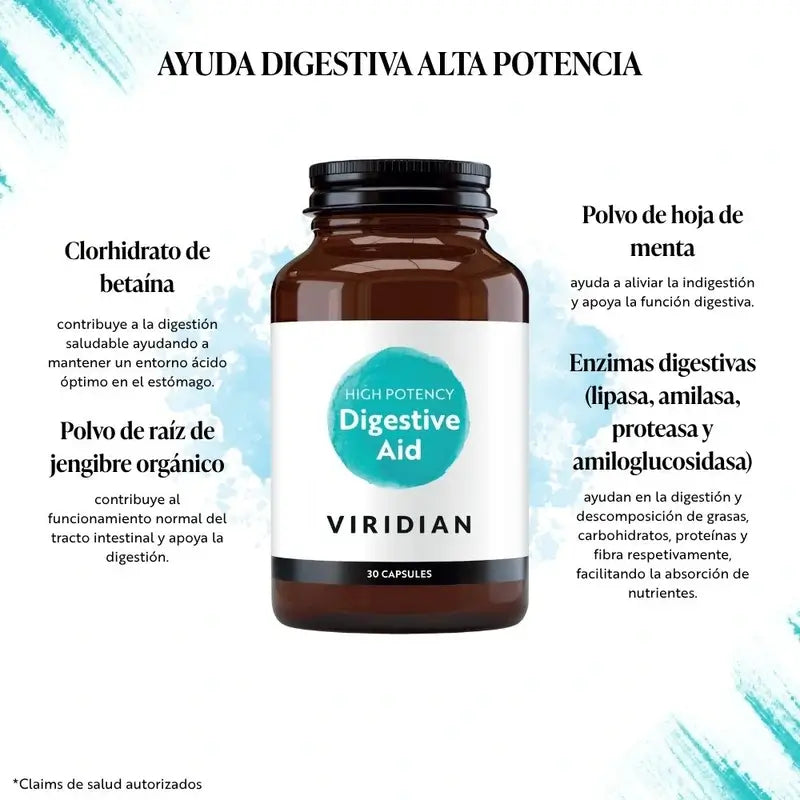 Viridian Verdauungshilfe hohe Potenz 30Cap.Veg.