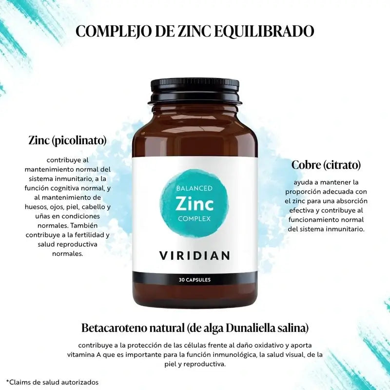 Viridian Ausgewogene Zink-Komplex 30Cap.Veg.