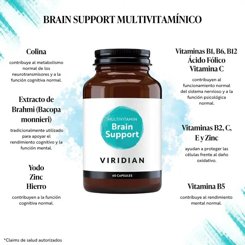 Viridian Gehirn Unterstützung Multi 60Cap.