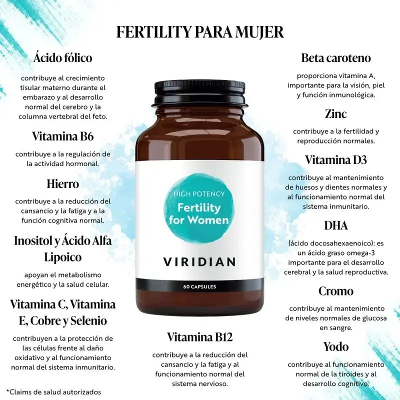 Viridian Fruchtbarkeit für Frauen, 60 vcaps