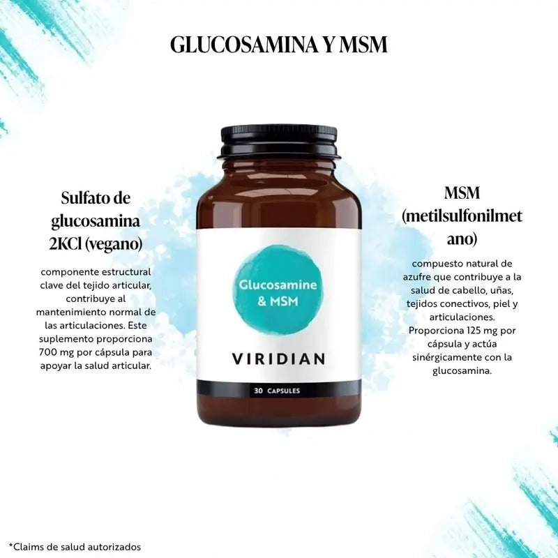 Viridian Glucosamin Msm 30Cap.Veg.