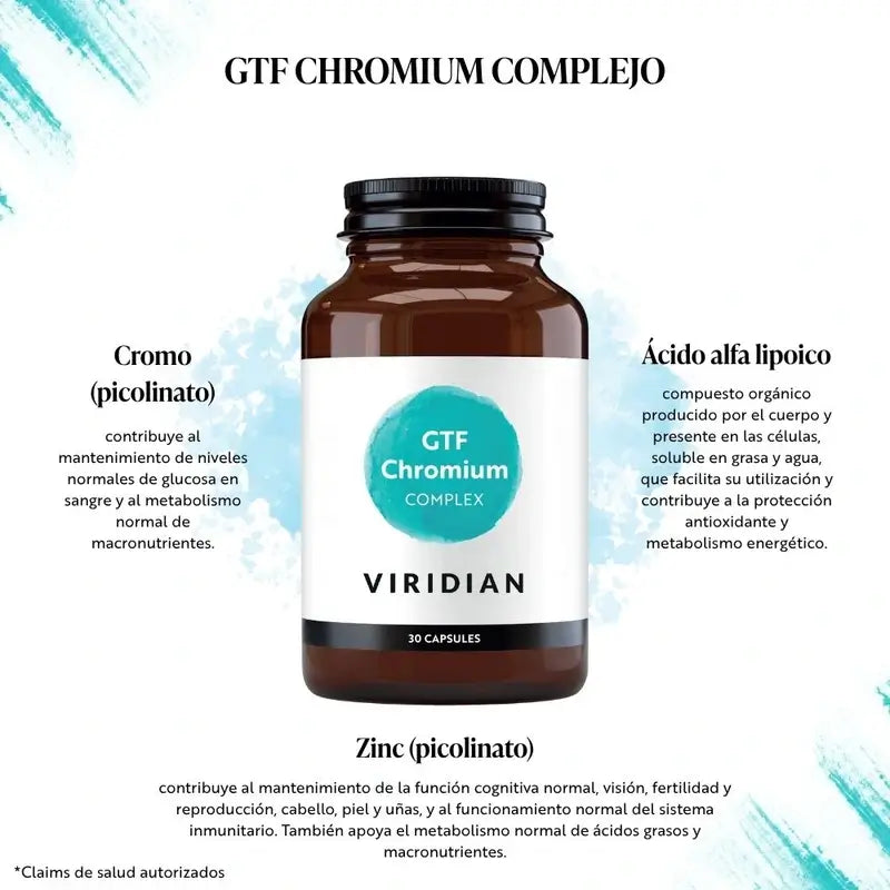 Viridian Gtf Chromium-Komplex 30Cap.Veg.