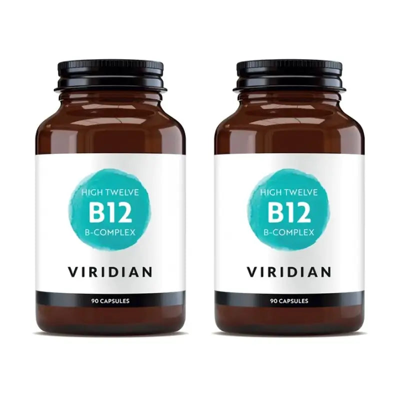Viridian High Twelve Vit B12 mit B-Komplex, 2X90Cap.Veg.