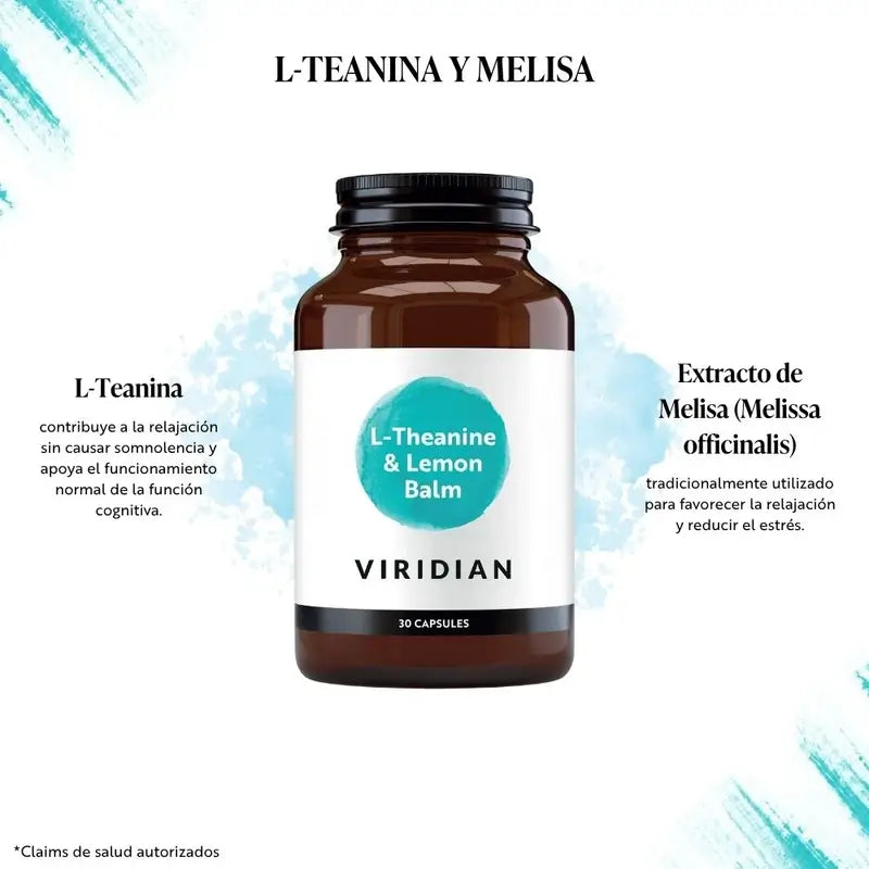 Viridian L-Theanin - Melisse 30Cap.Veg.