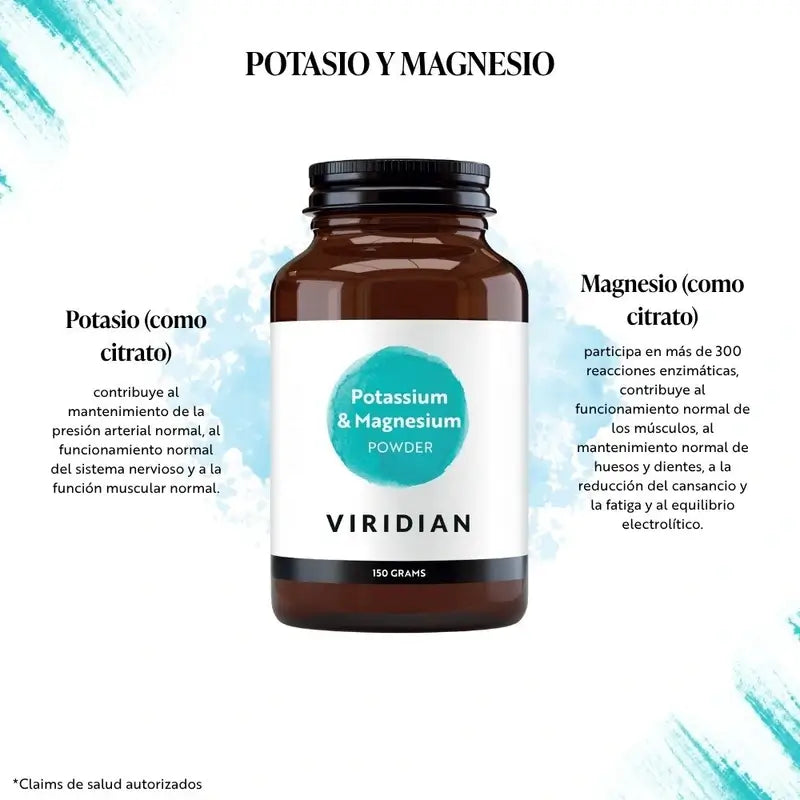 Viridian Kalium-Magnesium-Zitrat-Pulver, 150 g