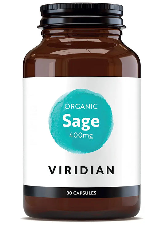 Viridian Salvia Bio 400Mg - 30 Veg Caps, 30 Kapseln