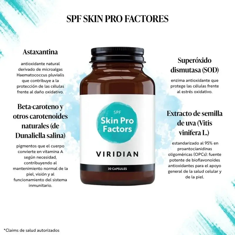 Viridian Spf Haut Pro-Faktoren 30Cap.Veg.