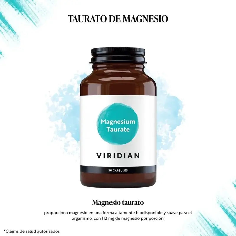 Viridian Magnesium Taurat 30Cap.Veg.