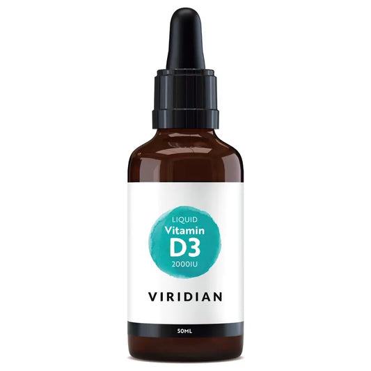 Viridian Vitamin D3 2000Iu Flüssig Vegan 50Ml.