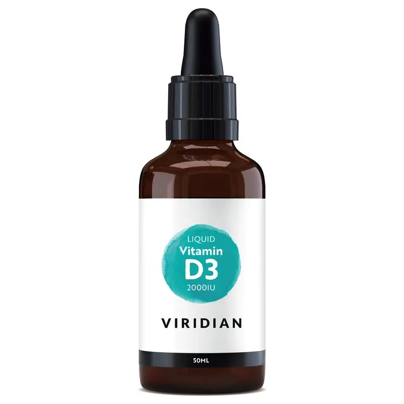 Viridian Vitamin D3 2000Iu Flüssig Vegan 50Ml.