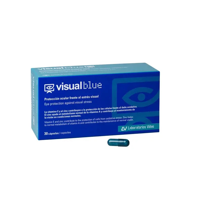 Visual Blue Eye Schutz gegen Stress, 30 Kapseln