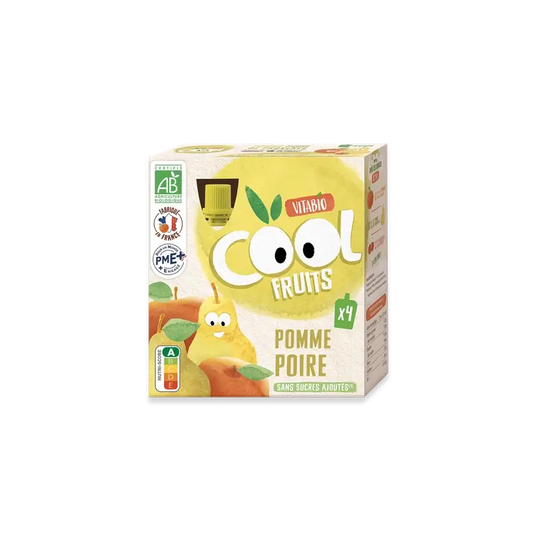 Vitabio Cool Fruits Apfel & Birne 90 Gr, 4 Stück