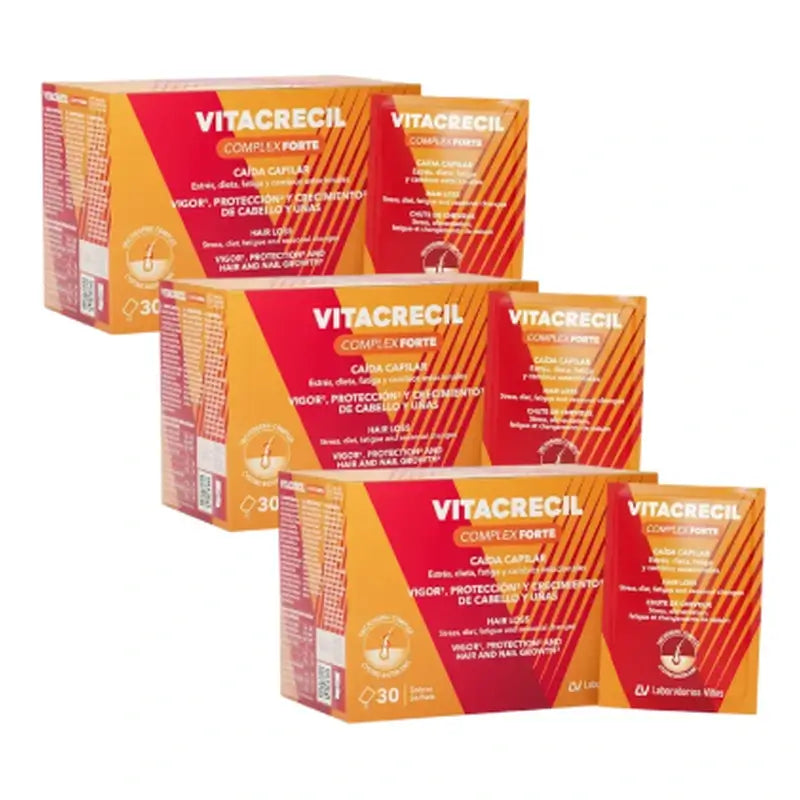 Vitacrecil Complex Forte, Packung mit 3 x 30 Beuteln