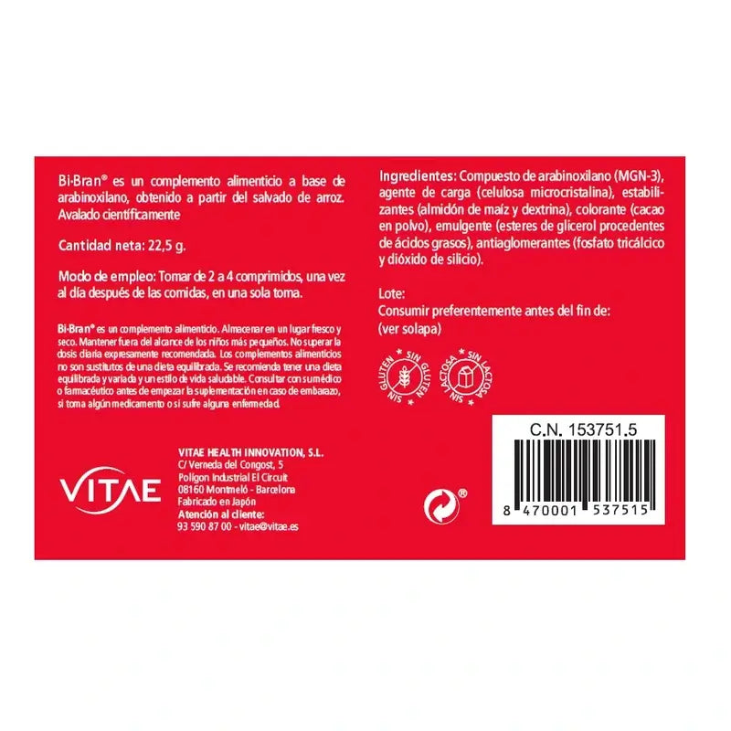 VITAE BiBran 250mg, 50 Tabletten