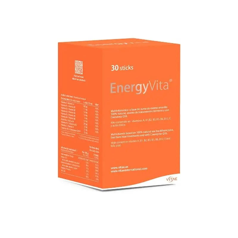 Vitae Energyvita Coenzym Q10 & Sanddorn , 30 Sticks