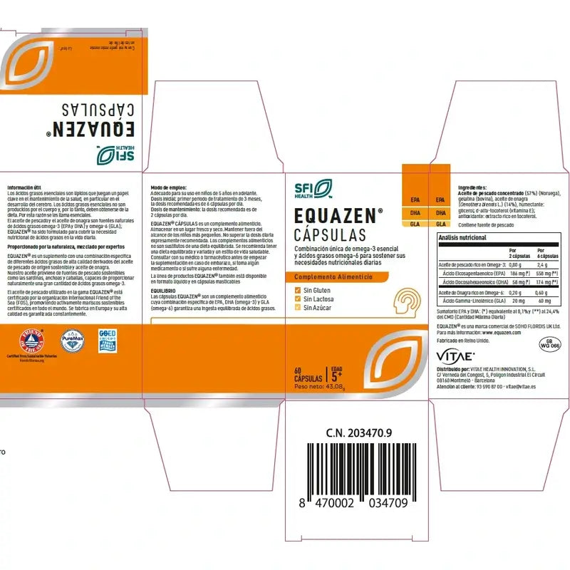 VITAE Equazen, 60 Kapseln