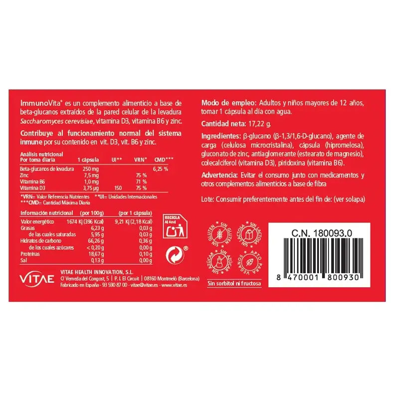 VITAE Immunovita, 30 Kapseln