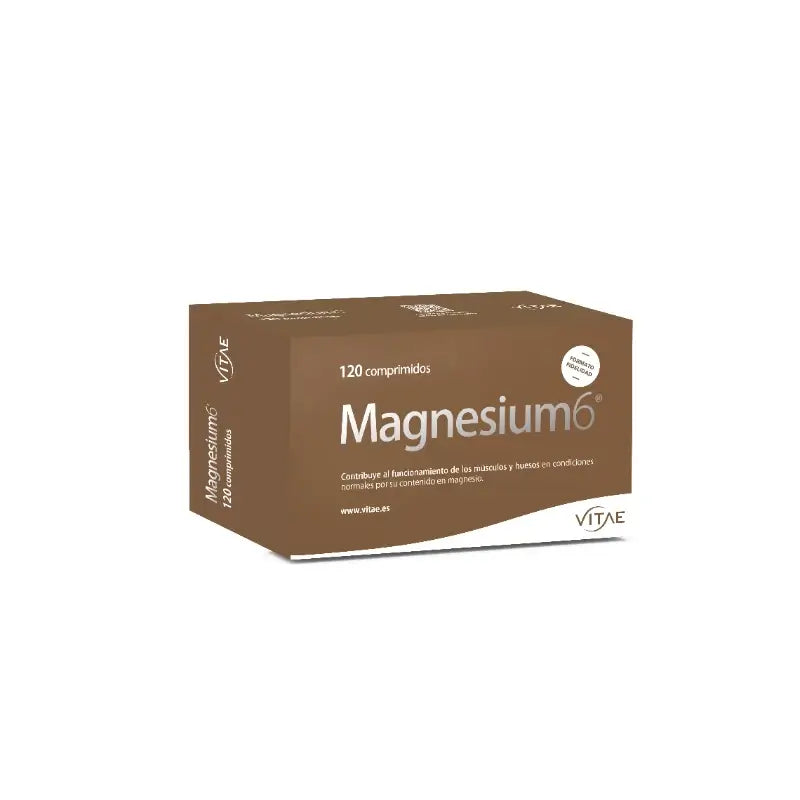 Magnesium6 120 Tabletten – Mit 6 Magnesiumsalzen, Vitamin B6 und Taurin