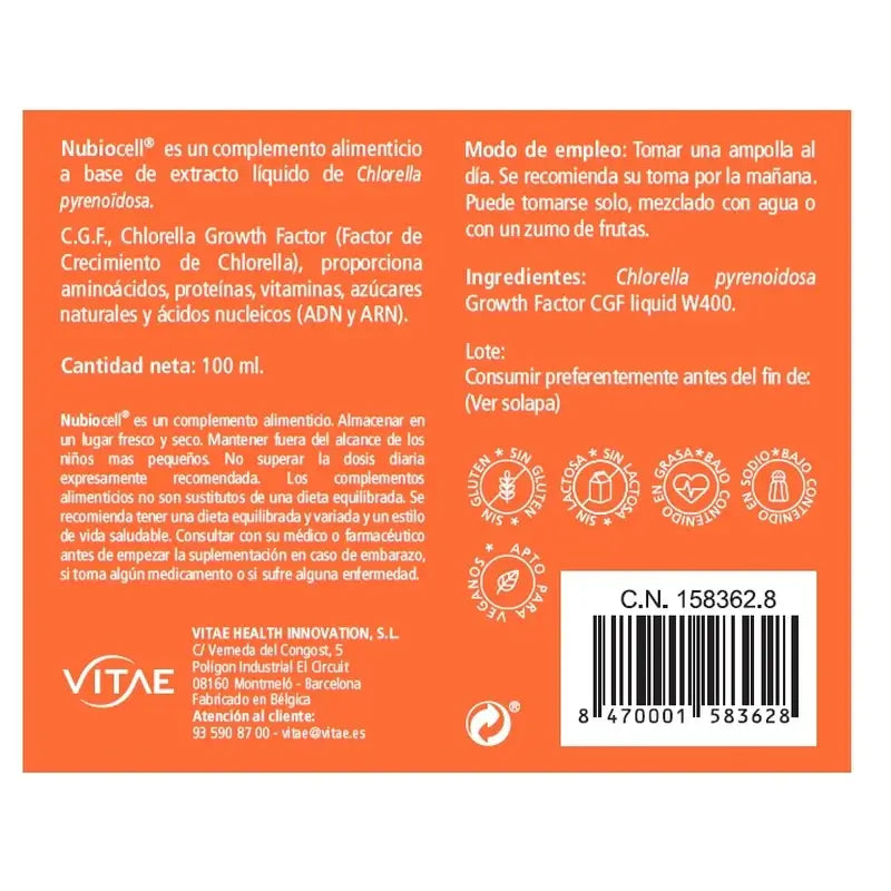 VITAE Nubiocell, 10 Ampullen