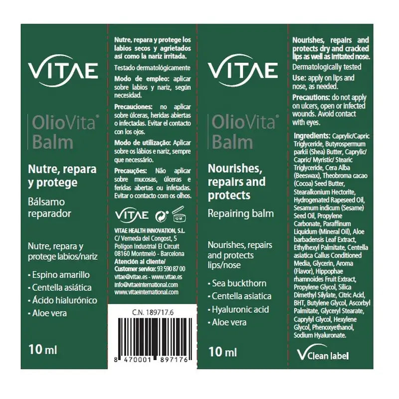 VITAE Oliovita Balsam, 10ml