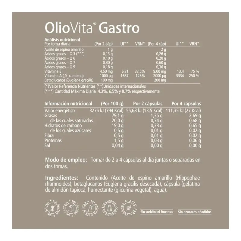 VITAE Oliovita Gastro, 60 Kapseln